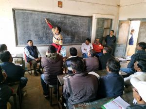  मतदान दलों को दिया गया गहन प्रशिक्षण सफेद, नीला, पीला और गुलाबी होगा मतपत्र