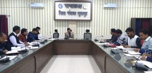  नरवा, गरुवा, घुरुवा और बाड़ी के प्रगति हेतु ली गई समीक्षा बैठक