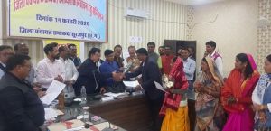  जिला पंचायत अध्यक्ष एवं उपाध्यक्ष परिणाम घोषित, राजकुमारी मराबी अध्यक्ष निर्वाचित एवं नरेश राजवाड़े निर्विरोध चुने गये उपाध्यक्ष