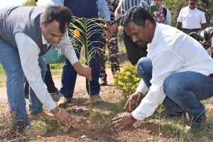  कलेक्टर ने किया कृषि विज्ञान केन्द्र एवं कृषि महाविद्यालय एवं अनुसंधान केन्द्र, बेमेतरा का सामूहिक भ्रमण