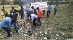  राष्ट्रीय योजना ईकाई के सात दिवसीय शिविर में ग्राम पीढ़ा में आयोजित किया जा रहे विभिन्न कार्यक्रम