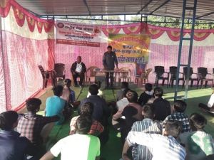  राष्ट्रीय योजना ईकाई के सात दिवसीय षिविर में ग्राम पीढ़ा में आयोजित किया जा रहे विभिन्न कार्यक्रम