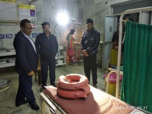  मुख्य चिकित्सा एवं स्वास्थ्य अधिकारी ने आकस्मिक निरीक्षण कर लिया सामुदायिक स्वास्थ्य केन्द्र का जायजा