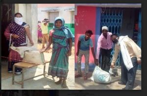 जरूरतमंदों के दरवाजे पर पहुँच रही है आवश्यक सेवाएं 