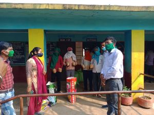 आवश्यक सामग्री लेने जाए तो सोशल डिस्टेंस का रखें ध्यान, निगम प्रशासन की अपील