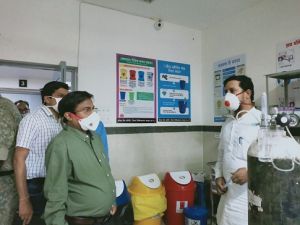 जशपुरनगर : कलेक्टर ने कोविड-19 अस्पताल का किया निरीक्षण