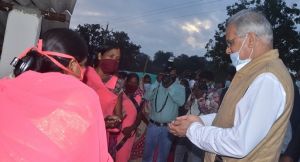 बलरामपुर : मुख्यमंत्री ने जाबर आदर्श गौठान का किया निरीक्षण