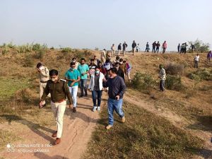 बेमेतरा : कलेक्टर ने किया गिधवा परसदा जलाशय का मुआयना 