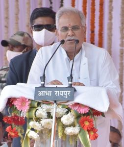 बलरामपुर : एक दिवसीय प्रवास पर संत गहिरा गुरू के तपस्थली श्रीकोट पहुंचे मुख्यमंत्री