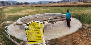 बलरामपुर :  मनरेगा से बने कुएं से गर्मीयों में भी लहरा रहे हैं लालदेव के खेत