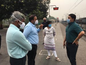 कलेक्टर श्रीमती कौशल और पुलिस कप्तान श्री मीणा ने किया शहर निरीक्षण, कोविड की रोकथाम के लिए प्रशासन सख्त  
