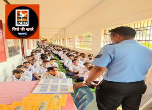 महासमुंद :  जिले के विद्यार्थियों को भारतीय वायुसेना भर्ती में प्रोत्साहित करने के लिए पब्लिसिटी ड्राइव का आयोजन किया गया