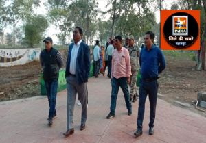 महासमुंद :  कलेक्टर ने संजय कानन उद्यान का किया निरीक्षण 