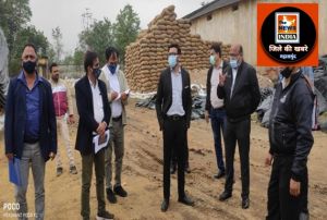 महासमुंद :  खाद्य एवं नागरिक आपूर्ति संचालक द्वारा धान उपार्जन केंद्रों, संग्रहण केंद्र एवं वेयर हाउस का औचक निरीक्षण 