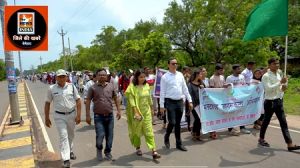  बेरला अनुभाग अंतर्गत किया गया मतदाता जन जागरूकता स्वीप महारैली का आयोजन