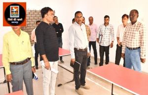  लाईवलीहूड कॉलेज भेलवाड़ीह स्ट्रांग रूम का कलेक्टर ने किया निरीक्षण
