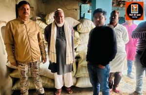  अवैध धान भण्डारण पर की गई कार्यवाही