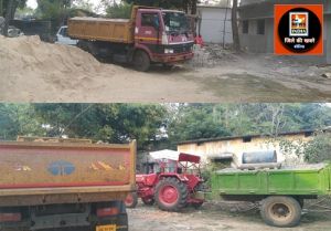  खनिज के अवैध परिवहन करते 05 वाहनों पर प्रकरण दर्ज