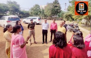  कलेक्टर एवं एसपी ने किया कस्तूरबा छात्रावास का औचक निरीक्षण