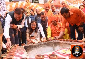 विधायक और आधिकारियों सहित नगरवासियों नें किया मानस गायन का श्रवण