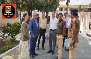 जिला जेल की वर्तमान क्षमता एवं अन्य जरूरतों क़ा निरीक्षण करने पहुँचे