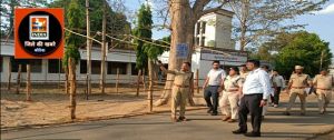  पुलिस प्रेक्षक ने किया स्ट्रांग रूम का किया निरीक्षण
