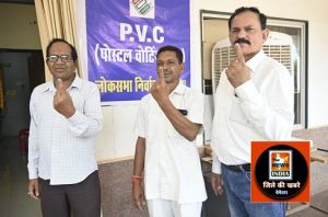  अनिवार्य सेवा श्रेणी अन्तर्गत पत्रकार मतदाताओं ने पोस्टल बैलेट से किया मतदान