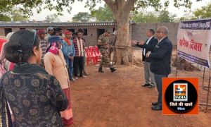  नवीन जिला न्यायालय भवन के निर्माण में लगे श्रमिकों को दी गई श्रम कानून संबंधी जानकारी