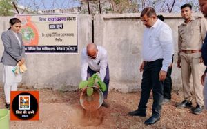  अन्तर्राष्ट्रीय पर्यावरण दिवस के अवसर पर जिला एवं सत्र न्यायाधीश ने किया वृक्षारोपण