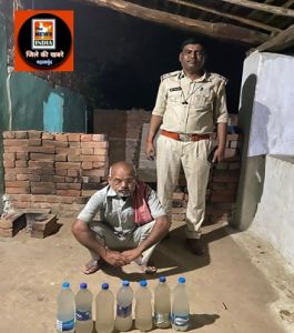 अवैध शराब विक्रय के विरुद्ध कार्रवाई