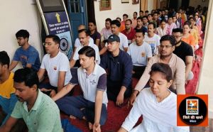 जिला न्यायालय परिसर में मनाया गया योग दिवस