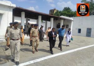 प्रधान जिला न्यायाधीष श्री पाण्डेय ने किया जिला जेल का औचक निरीक्षण