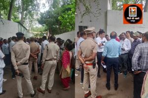 वन विभाग में कार्यरत दैनिक वेतन भोगी कर्मचारी का 4 माह से नहीं मिला वेतन वन मंत्री निवास का किया घेराव 