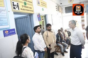 कलेक्टर श्री शर्मा ने किया नवागढ़ ब्लॉक का दौरा, विभिन्न स्कूल, पीडीएस केंद्र, आ.बा. केंद्र, अस्पताल एवं जल जीवन मिशन के कार्यों का किया औचक निरीक्षण