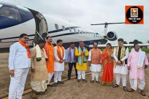 मुख्यमंत्री श्री विष्णु देव साय और पूरा मंत्रिमण्डल राम काज और राम भक्ति की गहरी भावना जय श्री राम के जयघोष के साथ भांचा राम के दर्शन के लिए अयोध्या धाम रवाना