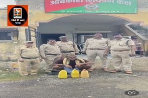 कच्ची शराब पर आबकारी विभाग सरायपाली की कार्रवाई