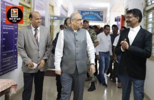 छत्तीसगढ़ उच्च न्यायालय के मुख्य न्यायाधिपति श्री रमेश सिन्हा ने  प्रधान जिला एवं सत्र न्यायालय जशपुर का निरीक्षण किया