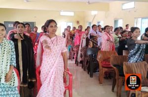स्व सहायता समूह के सदस्य को उल्लास कार्यकम के उददेश्यों से कराया गया अवगत