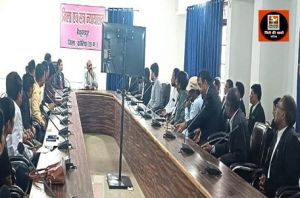 प्रधान जिला एवं सत्र न्यायाधीश ने तीसरे राष्ट्रीय लोक अदालत की तैयारियों के सम्बंध में ली बैठक