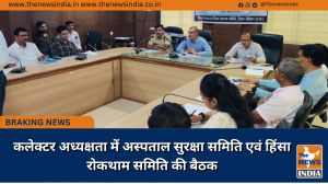 कलेक्टर अध्यक्षता में अस्पताल सुरक्षा समिति एवं हिंसा रोकथाम समिति की बैठक