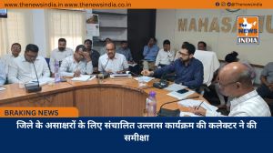 जिले के असाक्षरों के लिए संचालित उल्लास कार्यक्रम की कलेक्टर ने की समीक्षा