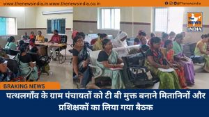 पत्थलगाँव के ग्राम पंचायतों को टी बी मुक्त बनाने मितानिनों और प्रशिक्षकों का लिया गया बैठक