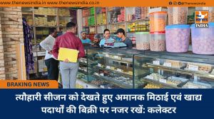 त्यौहारी सीजन को देखते हुए अमानक मिठाई एवं खाद्य पदार्थों की बिक्री पर नजर रखें: कलेक्टर