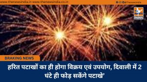 हरित पटाखों का ही होगा विक्रय एवं उपयोग, दिवाली में 2 घंटे ही फोड़ सकेंगे पटाखे’