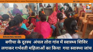 बगीचा के दूरस्थ  अंचल तोरा गांव में स्वास्थ्य शिविर लगाकर गर्भवती महिलाओं का किया  गया स्वास्थ्य जांच