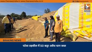 पटेवा तहसील में 50 कट्टा अवैध धान जब्त