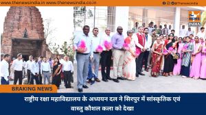 राष्ट्रीय रक्षा महाविद्यालय के अध्ययन दल ने सिरपुर में सांस्कृतिक एवं वास्तु कौशल कला को देखा
