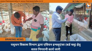 पशुधन विकास विभाग द्वारा एवियन इन्फ्लूएंजा (बर्ड फ्लू) हेतु सतत निगरानी कार्य जारी