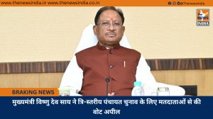 मुख्यमंत्री विष्णु देव साय ने त्रि-स्तरीय पंचायत चुनाव के लिए मतदाताओं से की वोट अपील