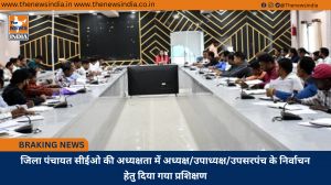जिला पंचायत सीईओ की अध्यक्षता में अध्यक्ष/उपाध्यक्ष/उपसरपंच के निर्वाचन हेतु दिया गया प्रशिक्षण